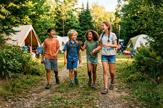 Camping Spiele neu gedacht: So wird euer Nachwuchs zum „Camping Star“!