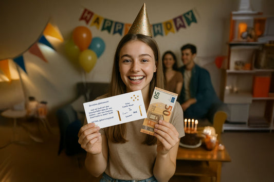 Stilvoll Geld verschenken zum Geburtstag
