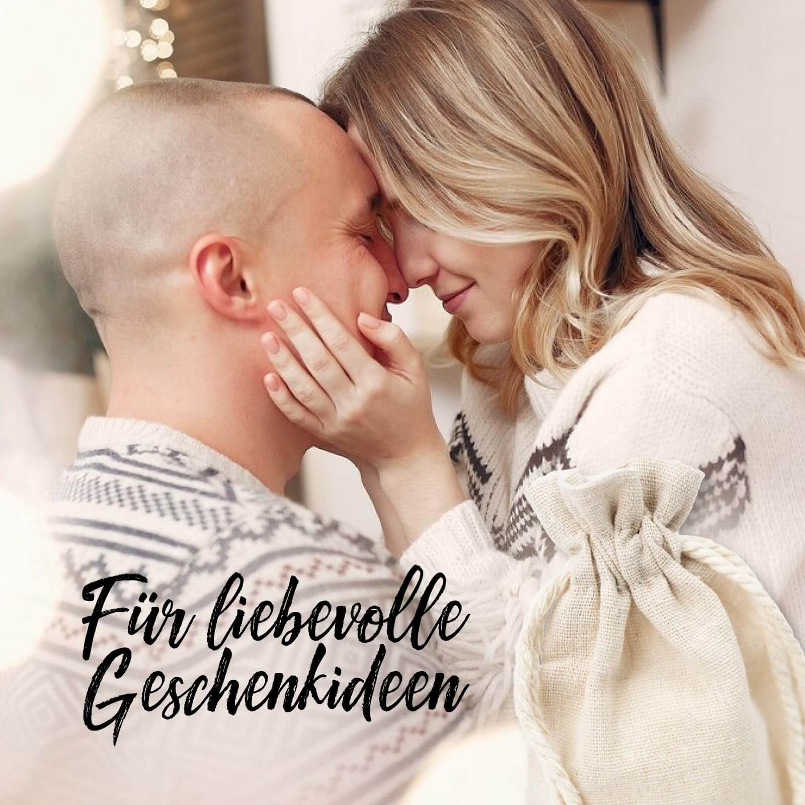 Paar in inniger Umarmung, ideal für kreative Geschenke und Gutschein-Puzzle Ideen.